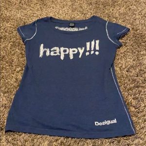 Blue Happy T-shirt
